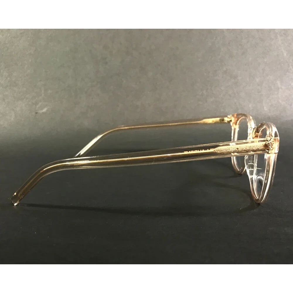 Saint Laurent Eyeglasses Frames SL M111 004 Transparent Beige Square 52-18-143